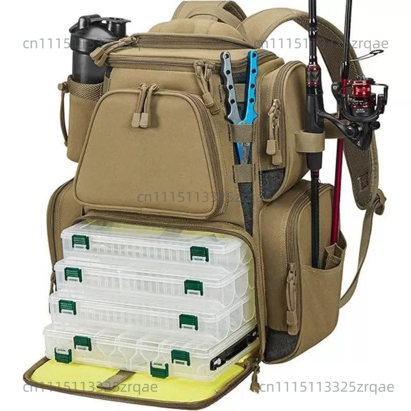 Fishing Gear Backpack with Lar - Fishing Equipment Bag review and price