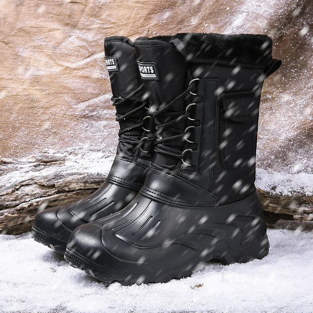 Men Winter Snow Boots Outdoor  - Fishing Equipment Carp review and price
