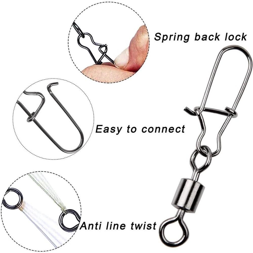 50pcs Set 4#/6#/8#/10#/12# Sta - Fishing Equipment Cheap review and price